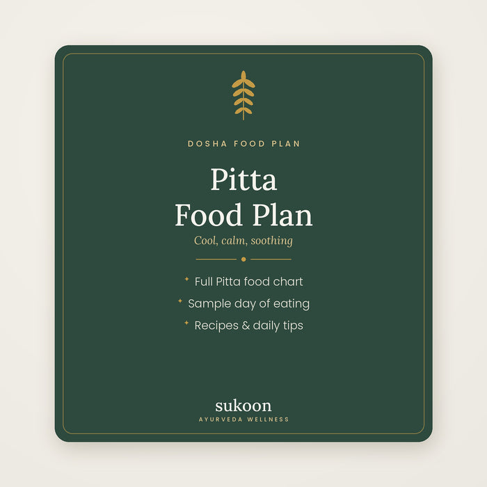 Pitta Balancing Food Plan