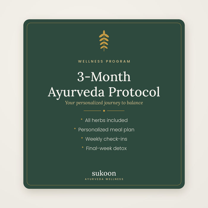 3-Month Ayurveda Protocol Food Plan