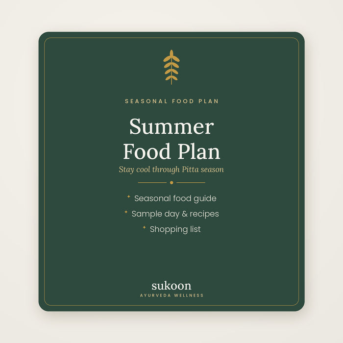 Summer Food Plan